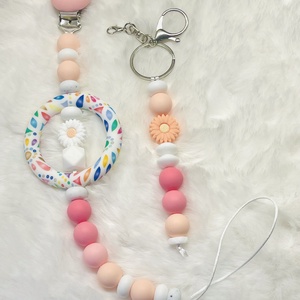 Cumilánc+táskadísz szett, Baba - mama, Baba játékok, Cumilánc, Ékszerkészítés, MESKA