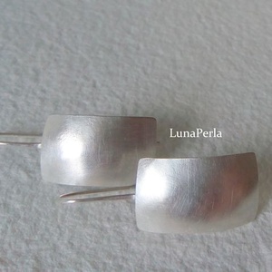 Minimalista ezüst fülbevaló -  - Meska.hu