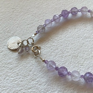 Ametrin karkötő - ékszer - karkötő - gyöngyös karkötő - Meska.hu