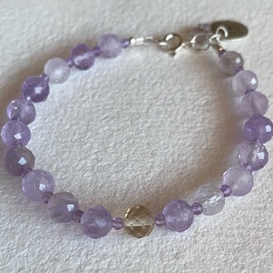 Ametrin karkötő - ékszer - karkötő - gyöngyös karkötő - Meska.hu