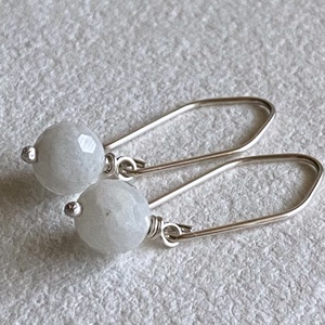 Holdkő ezüst fülbevaló - ékszer - fülbevaló - lógó fülbevaló - Meska.hu Holdkő ezüst fülbevaló - ékszer - fülbevaló - lógó fülbevaló - Meska.hu