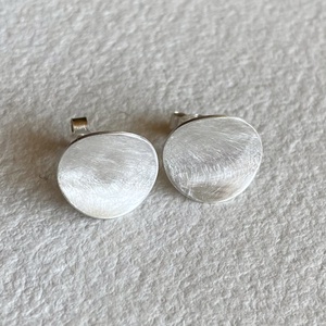  Ezüst bedugós fülbevaló  - ékszer - fülbevaló - pötty fülbevaló - Meska.hu