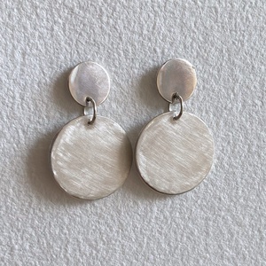 Ezüst fülbevaló - ékszer - fülbevaló - lógó fülbevaló - Meska.hu