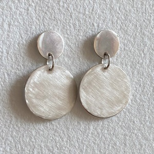 Ezüst fülbevaló - ékszer - fülbevaló - lógó fülbevaló - Meska.hu