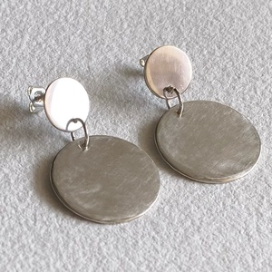 Ezüst fülbevaló - ékszer - fülbevaló - lógó fülbevaló - Meska.hu