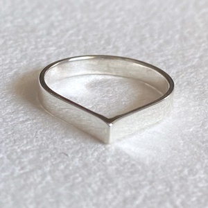 Csepp ezüst gyűrű, Ékszer, Gyűrű, Vékony gyűrű, Ékszerkészítés, Ötvös, MESKA