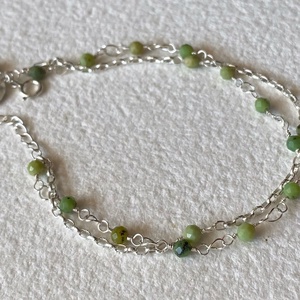 Karkötő opállal - ékszer - karkötő - gyöngyös karkötő - Meska.hu