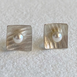 Swarovski - ezüst bedugós fülbevaló , Ékszer, Fülbevaló, Pötty fülbevaló, Ékszerkészítés, Ötvös, MESKA