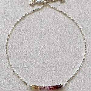 Spinell ezüst nyaklánc - ékszer - nyaklánc - medálos nyaklánc - Meska.hu