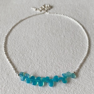 Nyaklánc opállal - ékszer - nyaklánc - gyöngyös nyaklánc - Meska.hu