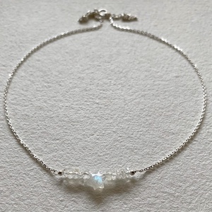 Holdkő ezüst nyaklánc, Ékszer, Nyaklánc, Medálos nyaklánc, Ékszerkészítés, Ötvös, MESKA