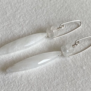 Holdkő fülbevaló - ékszer - fülbevaló - lógó fülbevaló - Meska.hu