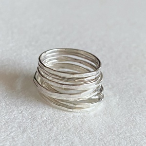 Ezüst gyűrű  - ékszer - gyűrű - vékony gyűrű - Meska.hu