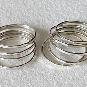 Ezüst gyűrű  - ékszer - gyűrű - vékony gyűrű - Meska.hu