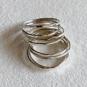 Ezüst gyűrű  - ékszer - gyűrű - vékony gyűrű - Meska.hu