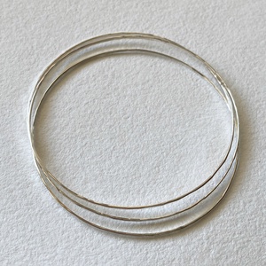 Ezüst karperec - 3 db - ékszer - karkötő - karperec - Meska.hu