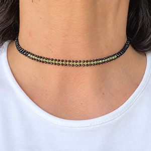 Choker nyaklánc - ékszer - nyaklánc - gyöngyös nyaklánc - Meska.hu