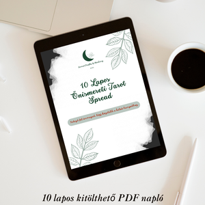 Önismereti Tarot Spread  10 lapos kitölthető és nyomtatható PDF napló, Művészet, Grafika & Illusztráció, Digitális, Fotó, grafika, rajz, illusztráció, MESKA