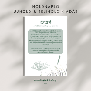 Holdnapló � Újhold és Telihold Kiadás / Kitölthető és Nyomtatható PDF / Önismereti és Tarot Napló - művészet - grafika & illusztráció - digitális - Meska.hu