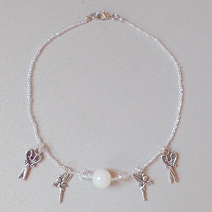 Gyermek nyaklánc (Csingiling - 38 cm), Ékszer, Nyaklánc, Gyöngyös nyaklánc, Ékszerkészítés, Gyöngyfűzés, gyöngyhímzés, MESKA