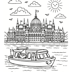 Budapest kifestőkönyv Gombival a kis törpével � letölthető PDF gyerekeknek - otthon & életmód - papír, írószer - színező - Meska.hu