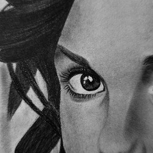 Millie Bobby Brown A/4-es méretű portré rajz - művészet - grafika & illusztráció - ceruzarajz - Meska.hu