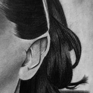 Millie Bobby Brown A/4-es méretű portré rajz - művészet - grafika & illusztráció - ceruzarajz - Meska.hu