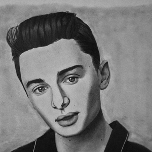 Noah Schnapp A/4-es méretű portrérajz - Meska.hu