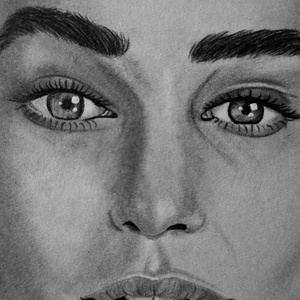 Kézzel készült Emilia Clarke portrérajz - művészet - grafika & illusztráció - ceruzarajz - Meska.hu