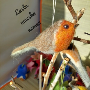 Nemez vörösbegy - Meska.hu Nemez vörösbegy - Meska.hu