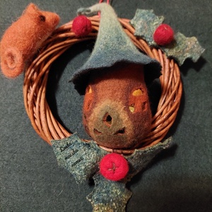 Ajtódísz nemez manóházzal és egérkével - otthon & életmód - dekoráció - ajtó- és ablak dekoráció - ajtódísz & kopogtató - Meska.hu Ajtódísz nemez manóházzal és egérkével - otthon & életmód - dekoráció - ajtó- és ablak dekoráció - ajtódísz & kopogtató - Meska.hu