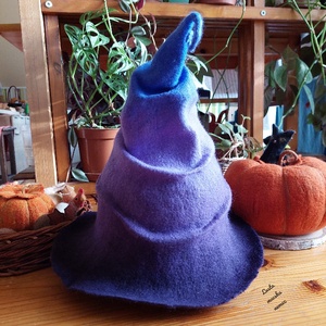 Boszorkány kalap felnőtt méretben - ruha & divat - sál, sapka, kendő - kalap - Meska.hu