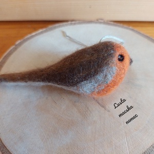 Nemez vörösbegy - otthon & életmód - dekoráció - ajtó- és ablak dekoráció - ajtódísz & kopogtató - Meska.hu