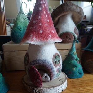 Nagy gomba játszóház piros kalappal - Meska.hu