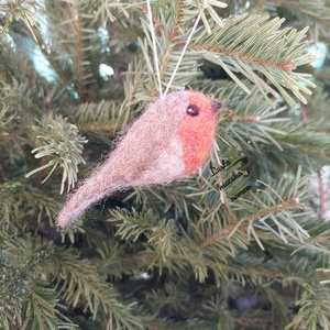 Nemez vörösbegy - otthon & életmód - dekoráció - ajtó- és ablak dekoráció - ajtódísz & kopogtató - Meska.hu