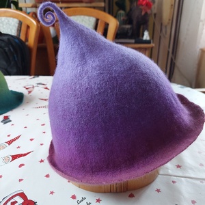 Nemez manó szauna sapka - ruha & divat - sál, sapka, kendő - kalap - Meska.hu