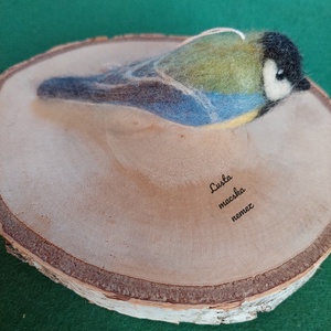 Nemez széncinege - otthon & életmód - dekoráció - ajtó- és ablak dekoráció - ablakdísz - Meska.hu