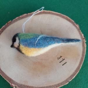 Nemez széncinege - otthon & életmód - dekoráció - ajtó- és ablak dekoráció - ablakdísz - Meska.hu