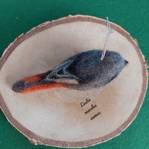 Nemez házi rozsdafarkú - otthon & életmód - dekoráció - ajtó- és ablak dekoráció - ablakdísz - Meska.hu