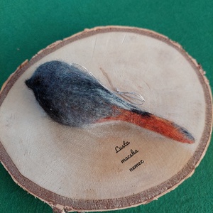 Nemez házi rozsdafarkú - otthon & életmód - dekoráció - ajtó- és ablak dekoráció - ablakdísz - Meska.hu