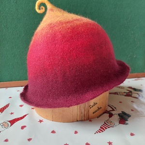 Nemez manó szauna sapka - ruha & divat - sál, sapka, kendő - kalap - Meska.hu