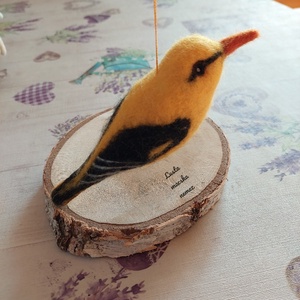 Nemez sárgarigó - otthon & életmód - dekoráció - ajtó- és ablak dekoráció - ablakdísz - Meska.hu