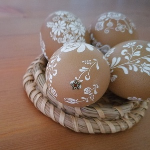 Húsvéti tojás - 'hímzés', dísztárgy - otthon & életmód - dekoráció - dísztárgy - Meska.hu