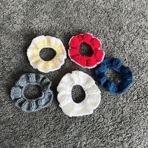 Luvia - Scrunchie, horgolt hajgumi , Ruha & Divat, Hajdísz & Hajcsat, Hajgumi, Horgolás, MESKA