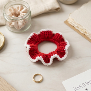 Luvia - Scrunchie, horgolt hajgumi  - Meska.hu