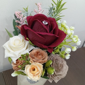 Bársony rózsás asztaldísz - otthon & életmód - dekoráció - asztal és polc dekoráció - asztaldísz - Meska.hu Bársony rózsás asztaldísz - otthon & életmód - dekoráció - asztal és polc dekoráció - asztaldísz - Meska.hu