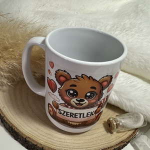 Valentin-napi macis bögre SZERETLEK felirattal - otthon & életmód - konyhafelszerelés, tálalás - tálalás - bögre & csésze - Meska.hu