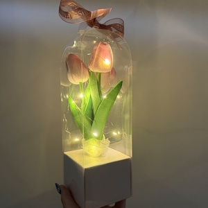 Világító tulipánbox - Meska.hu