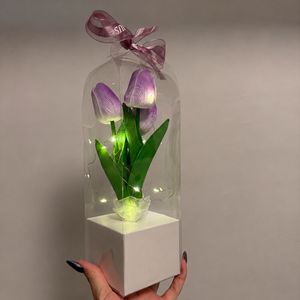 Tulipán box világító - Meska.hu