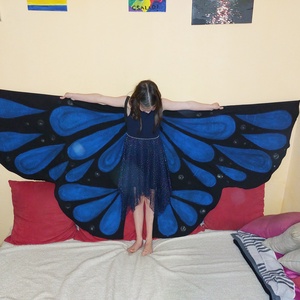 Pillangószárny farsangra 233cm széles. 140 cm magasságtól - ruha & divat - jelmez & álarc - jelmez - Meska.hu